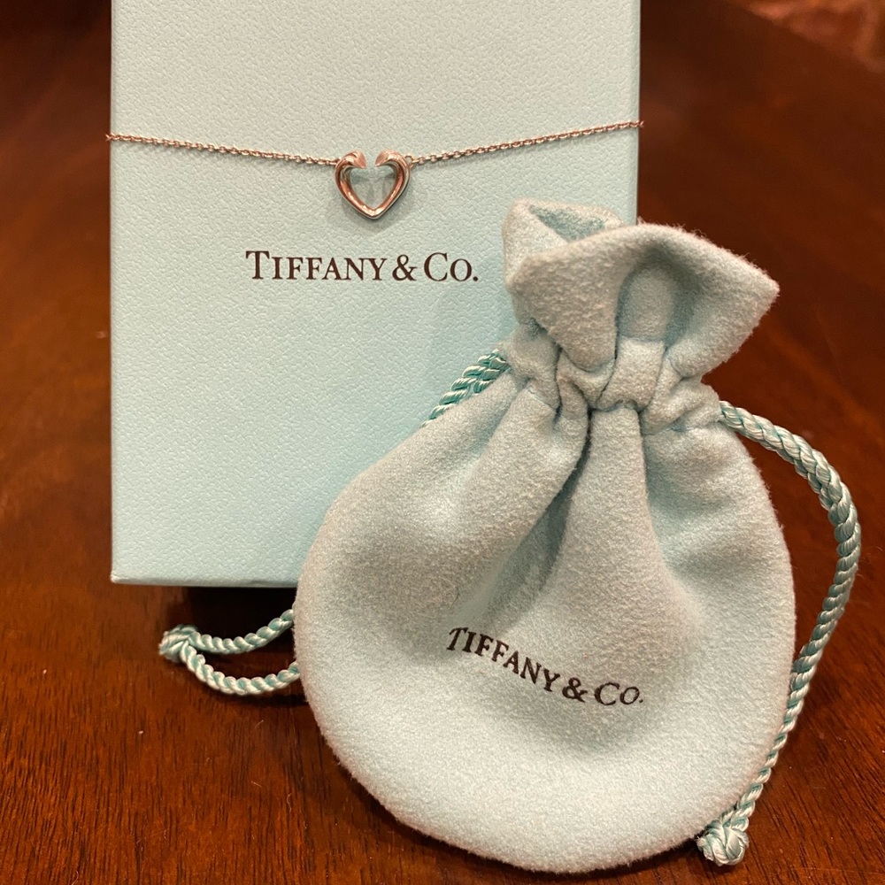 Tiffany & Co. Open Heart Necklace